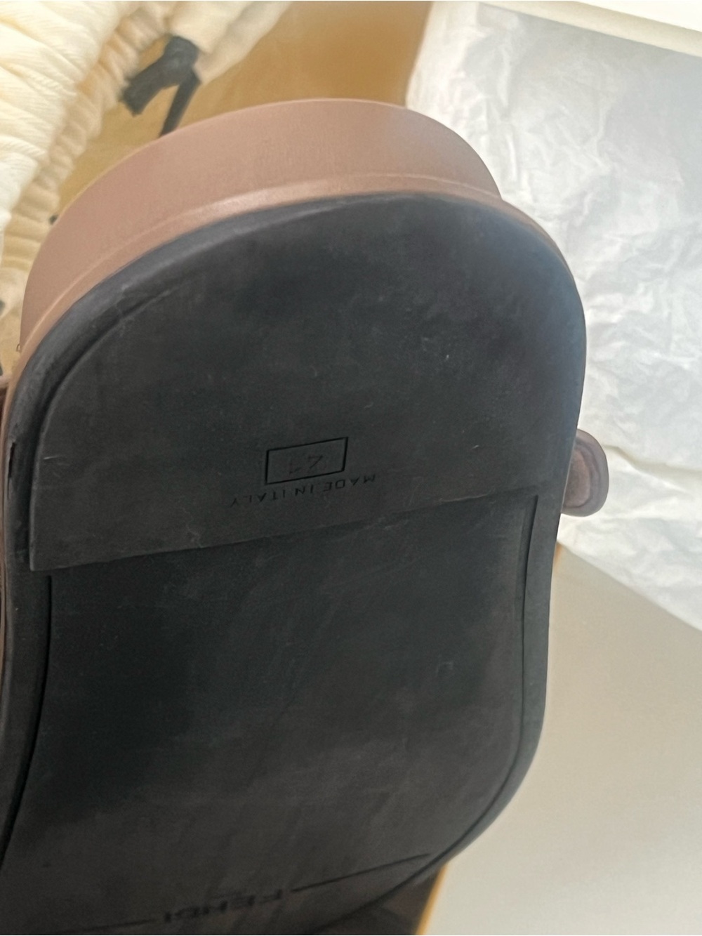 Fendi Brown & Black FF Jacquard Double-Buckle Slides - Picture 8 of 9